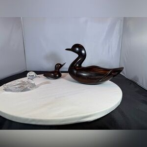 Wood & Crystal ducks